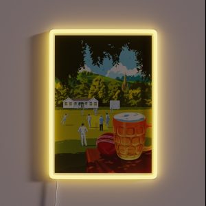 Village Cricket RGB Neon Sign