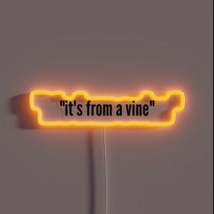 Vine RGB Neon Sign