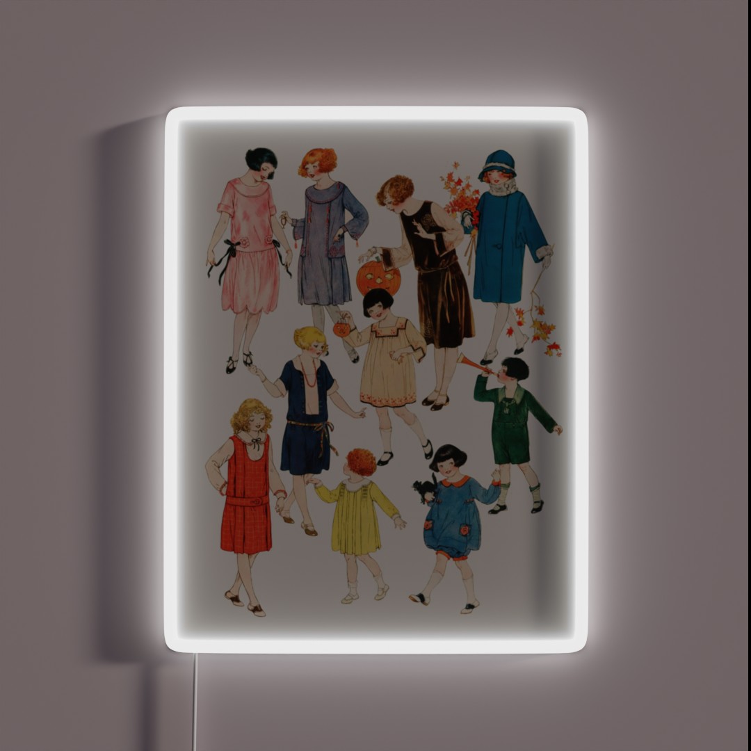 Vintage 1920 S Clothing RGB Neon Sign Vintage 1920 S Clothing RGB Neon Sign