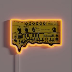 Vintage Analog Acid Bass Synth 303 Synthesizer Retro Design RGB Neon Sign Vintage Analog Acid Bass Synth 303 Synthesizer Retro Design RGB Neon Sign