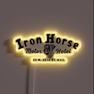 Vintage Biker Inn RGB Neon Sign