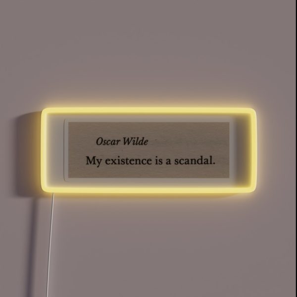 Vintage Book Quote 3 RGB Neon Sign
