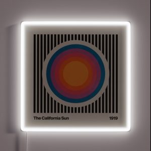 Vintage California Sun RGB Neon Sign
