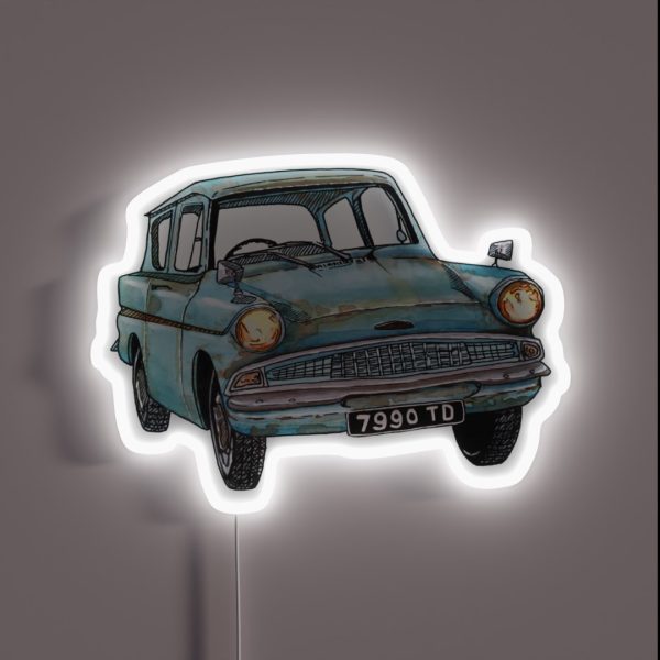 Vintage Car RGB Neon Sign