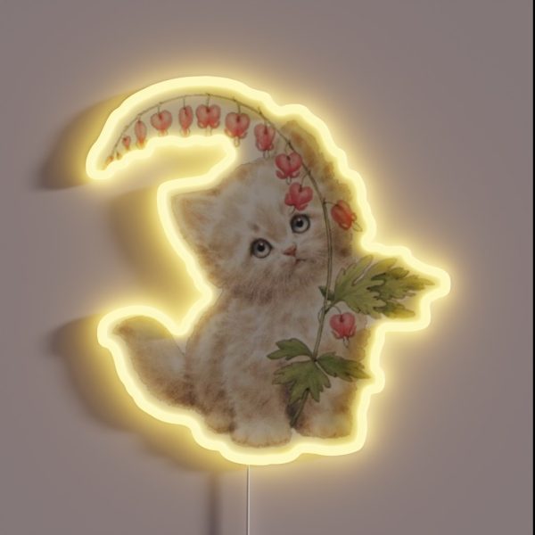 Vintage Cat RGB Neon Sign