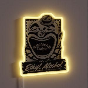 Vintage Clown Drink Distributors RGB Neon Sign