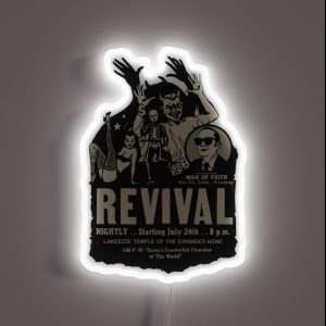 Vintage Crazy Revival RGB Neon Sign