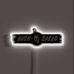 Vintage Dangerous Skull Lifestyle RGB Neon Sign