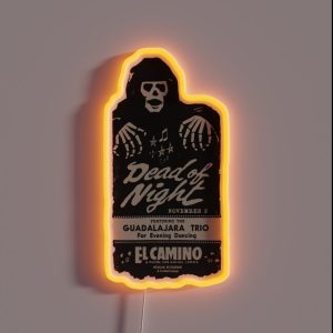 Vintage Day Of The Dead Concert Concert RGB Neon Sign