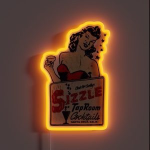 Vintage Dive Bar Deluxe RGB Neon Sign