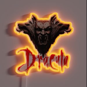 Vintage Dracula Movie RGB Neon Sign