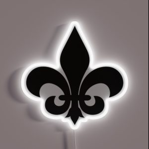 Vintage Fleur De Lis RGB Neon Sign Vintage Fleur De Lis RGB Neon Sign