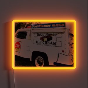 Vintage Ice Cream Truck RGB Neon Sign