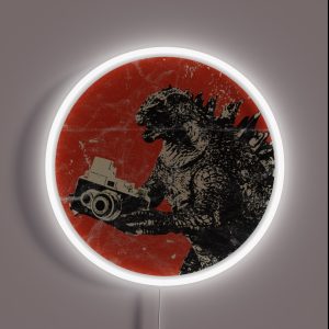 Vintage Japanese Camera Monster Analog SLR Film Photographer Design RGB Neon Sign