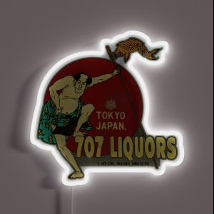 Vintage Japanese Liquor RGB Neon Sign Vintage Japanese Liquor RGB Neon Sign