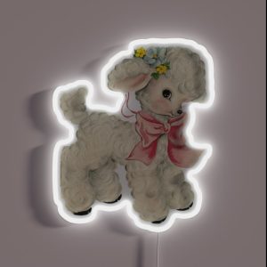 Vintage Lamb RGB Neon Sign Vintage Lamb RGB Neon Sign
