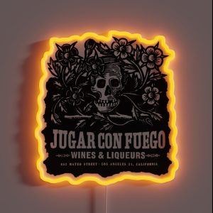 Vintage Los Angeles Liquor Store RGB Neon Sign