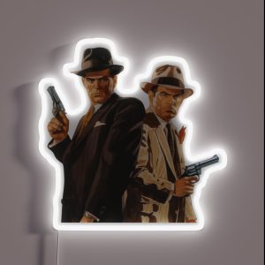 Vintage Mafia Gangsters RGB Neon Sign