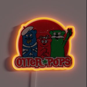 Vintage Otter Pops RGB Neon Sign Vintage Otter Pops RGB Neon Sign