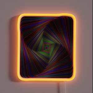 Vintage Patterns Color Combination Pattern RGB Neon Sign
