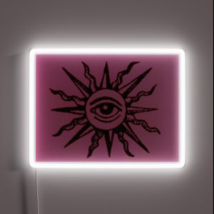 Vintage Pink Sun RGB Neon Sign Vintage Pink Sun RGB Neon Sign