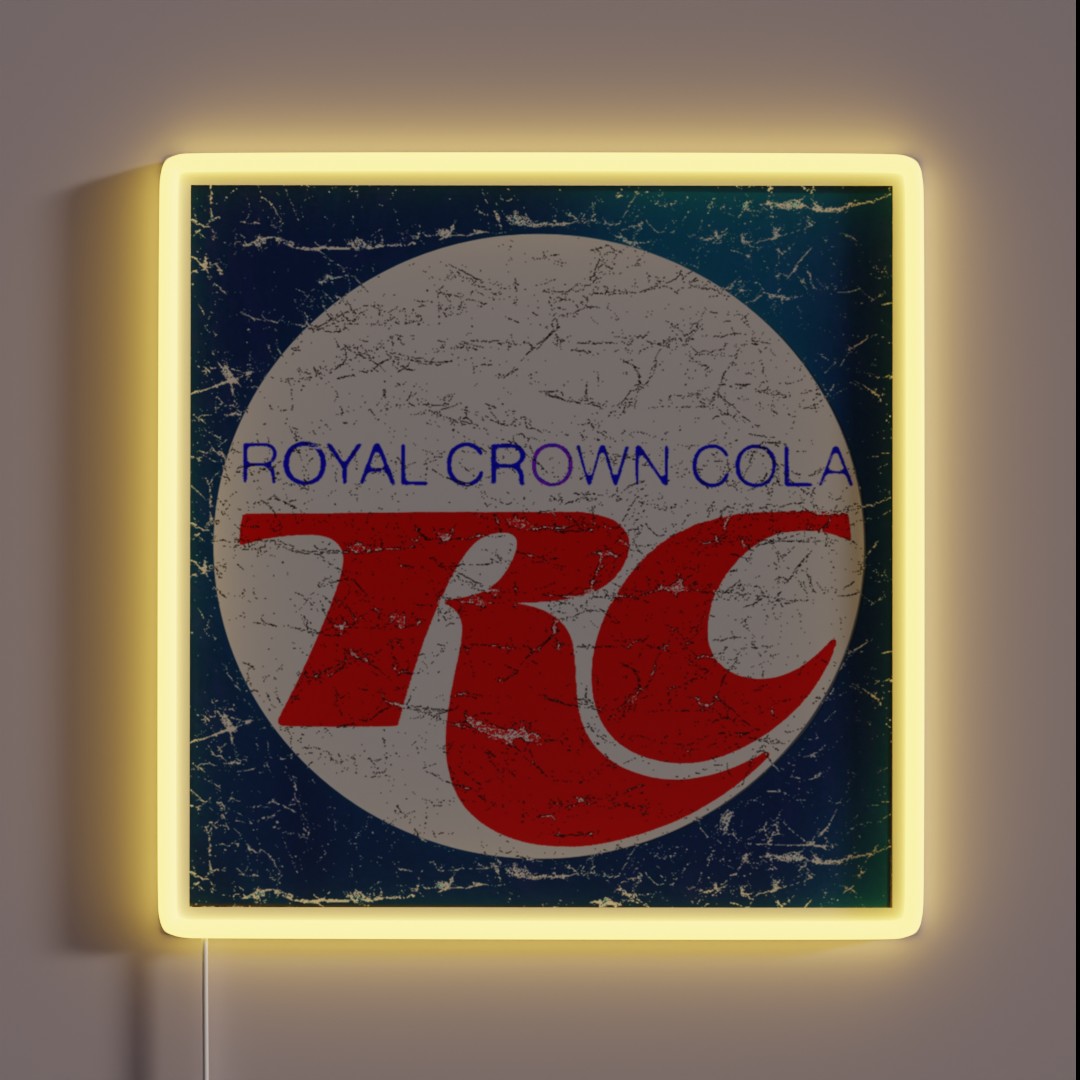 Vintage RC Cola Design RGB Neon Sign Vintage RC Cola Design RGB Neon Sign