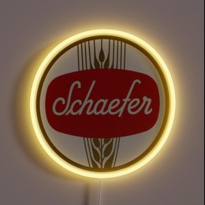 Vintage Schaefer Beer Fandm Schaefer Brewing Co New York New York RGB Neon Sign