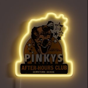 Vintage Seedy Club RGB Neon Sign