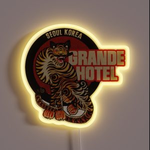 Vintage Seoul Korea Hotel RGB Neon Sign