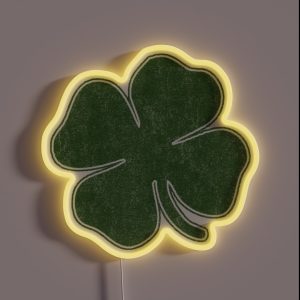 Vintage Shamrock RGB Neon Sign