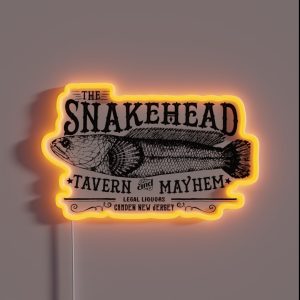 Vintage Snakehead Bar RGB Neon Sign Vintage Snakehead Bar RGB Neon Sign