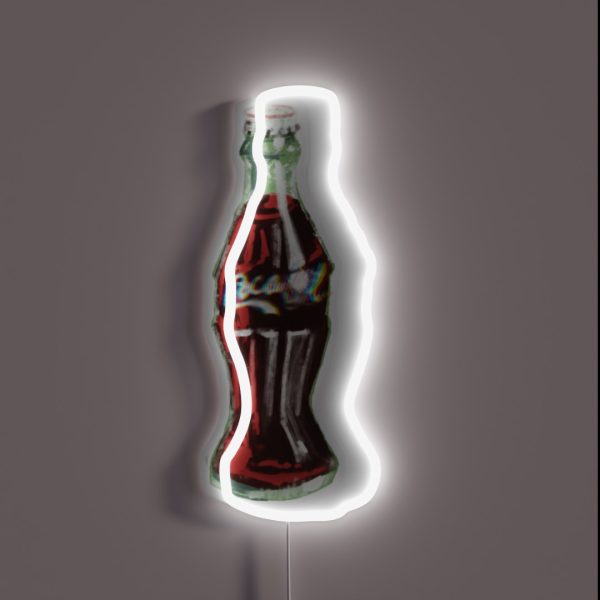Vintage Soda Bottle RGB Neon Sign