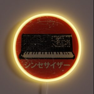 Vintage Synthesizer Japanese Synth Analog Retro Design RGB Neon Sign Vintage Synthesizer Japanese Synth Analog Retro Design RGB Neon Sign