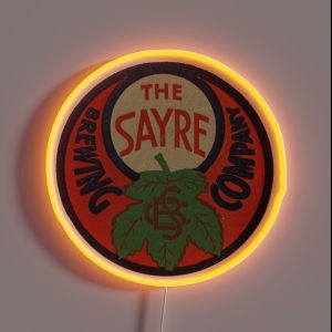 Vintage The Sayre Brewing Company Sayre Brewing Company Sayre Pennsylvania RGB Neon Sign