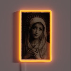 Vintage Virgin Mary Painting RGB Neon Sign Vintage Virgin Mary Painting RGB Neon Sign