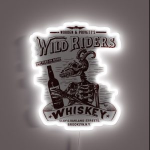 Vintage Whiskey RGB Neon Sign Vintage Whiskey RGB Neon Sign