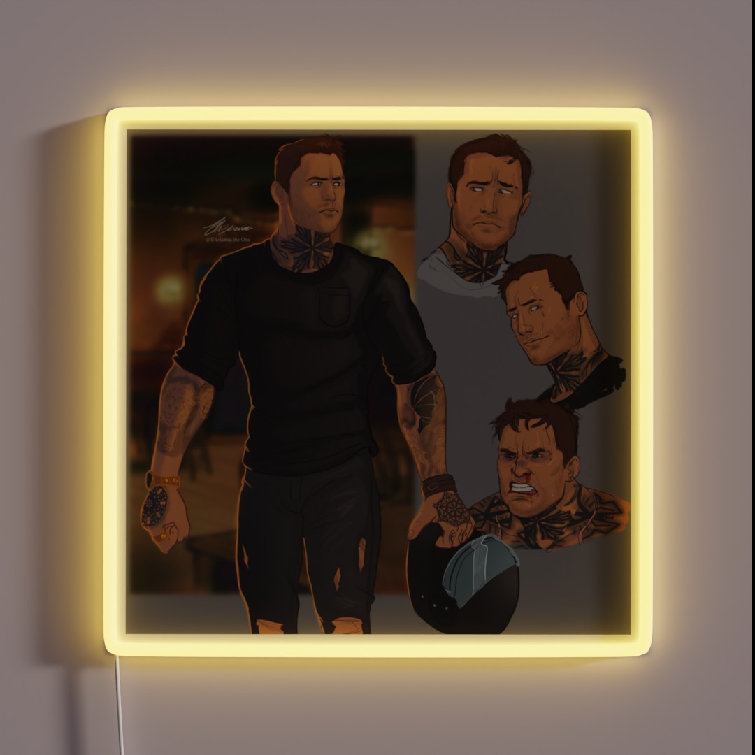 Viper 4 With Expressions RGB Neon Sign Viper 4 With Expressions RGB Neon Sign