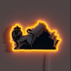 Virginia Border Monarchs RGB Neon Sign