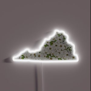 Virginia Flowers RGB Neon Sign Virginia Flowers RGB Neon Sign