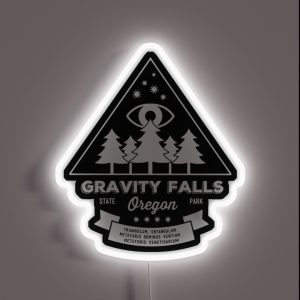 Visit Gravity Falls Oregon RGB Neon Sign