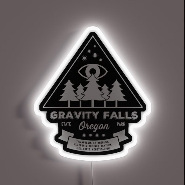 Visit Gravity Falls Oregon RGB Neon Sign