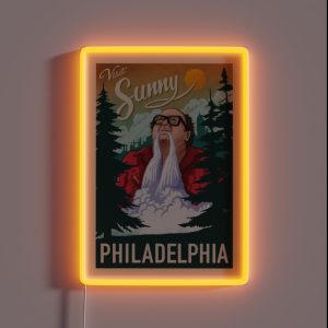 Visit Sunny Philadelphia RGB Neon Sign