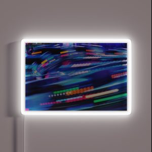 Vivid Disco Lights Synthwave Light Trails Modern Laser Minimal Light Trails RGB Neon Sign