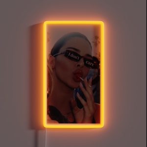 Vogue I Dont Care Lollipop Aesthetic RGB Neon Sign Vogue I Dont Care Lollipop Aesthetic RGB Neon Sign