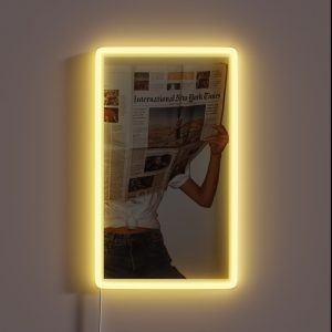 Vogue Newspaper Aesthetic RGB Neon Sign Vogue Newspaper Aesthetic RGB Neon Sign