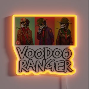 Voodoos Rangers IPA Juicy Haze New Belgium RGB Neon Sign