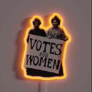 Votes For Women RGB Neon Sign