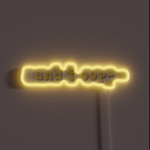 Vsco And I Oop RGB Neon Sign Vsco And I Oop RGB Neon Sign