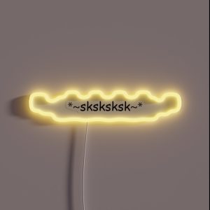 VSCO Girl Sk Sksksk RGB Neon Sign VSCO Girl Sk Sksksk RGB Neon Sign