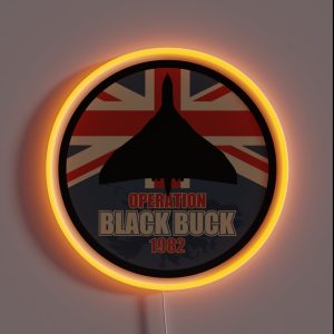 Vulcan Bomber Operation Black Buck 1982 RGB Neon Sign Vulcan Bomber Operation Black Buck 1982 RGB Neon Sign